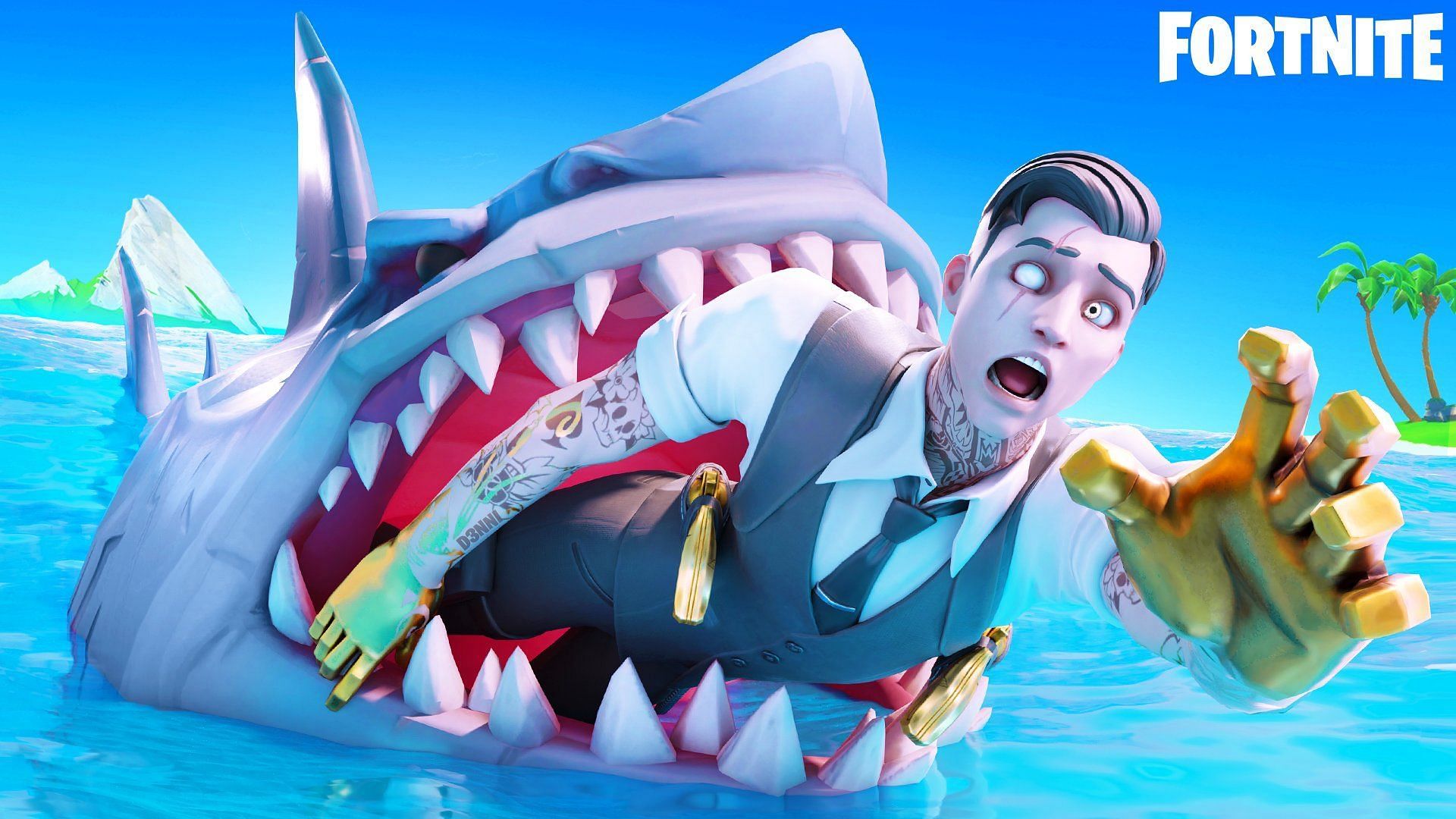 Midas was eaten by a shark in Fortnite Chapter 2 Season 3 (Image ia D3NN1)