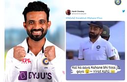 "Kal ka aaya Rahane bhi toss jit gaya" - Fans react after India elect to bat first in first Test versus New Zealand