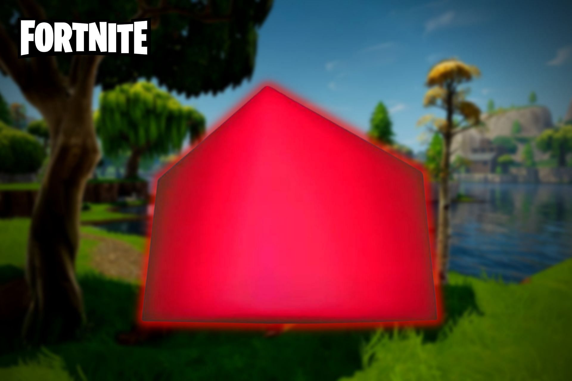 Discovery of a Red Cube hidden under the Fortnite island in a new leak changes everything (Image via Sportskeeda)