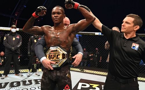 Israel Adesanya ranks as one of the UFC's greatest interim champions