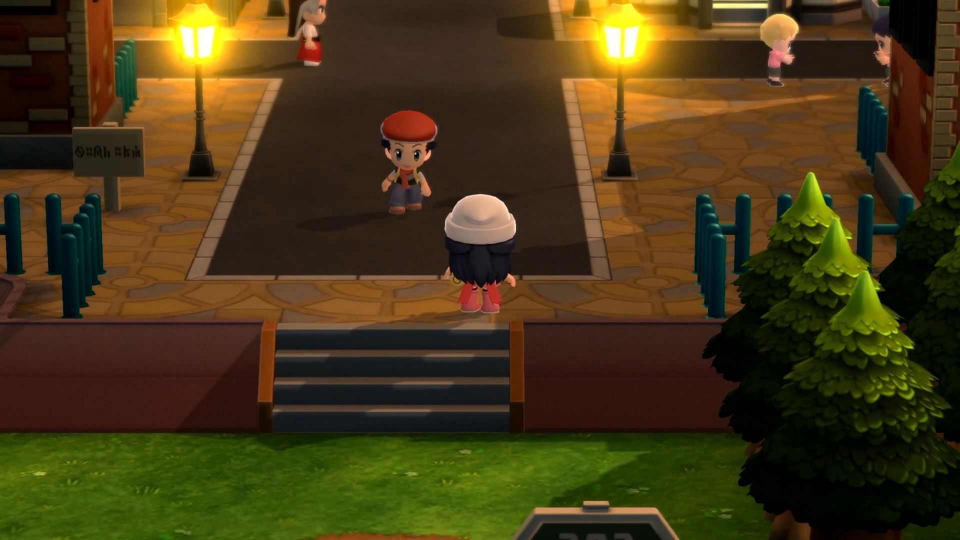 A trainer approaching a town. (Image via ILCA)