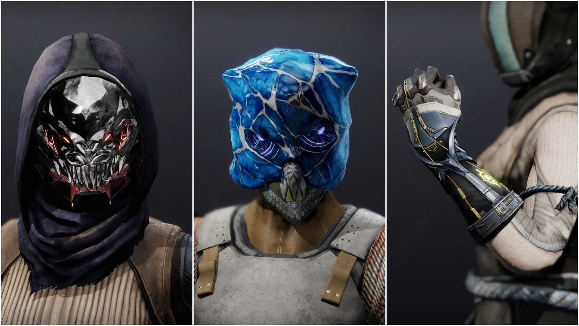 Upcoming Exotic ornaments for all classes (Image via Destiny 2)