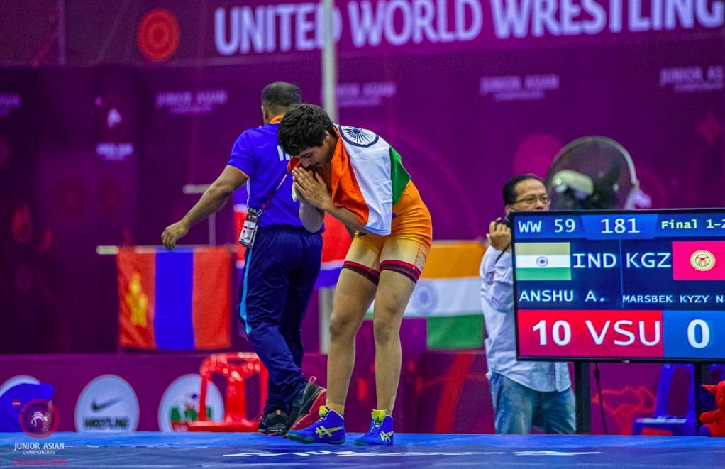 Anshu Malik won gold at the junior world championship. (&copy;UWW)