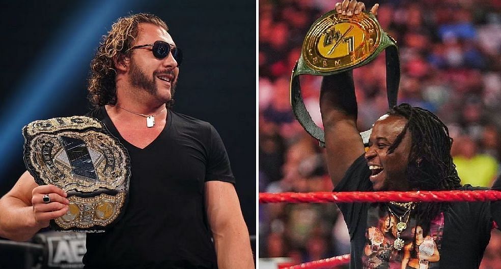 Kenny Omega as AEW World Champion; Reggie shows off the 24/7 title