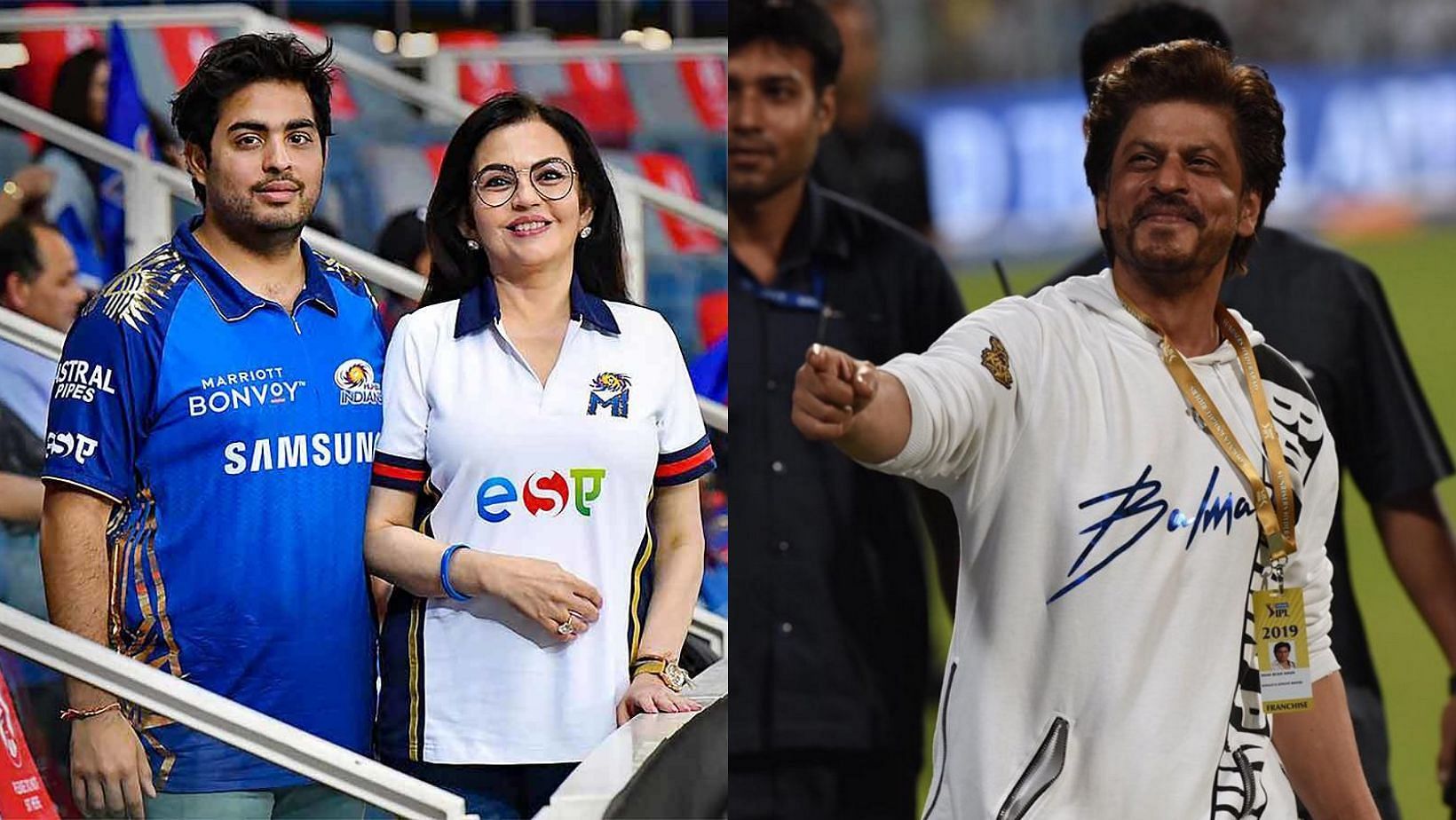 Mumbai Indians owners (L) and Shah Rukh Khan extend their footprint in the Emirates T20 League.