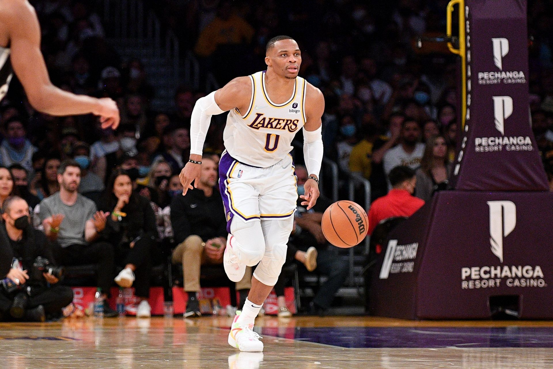 Russell Westbrook of the LA Lakers