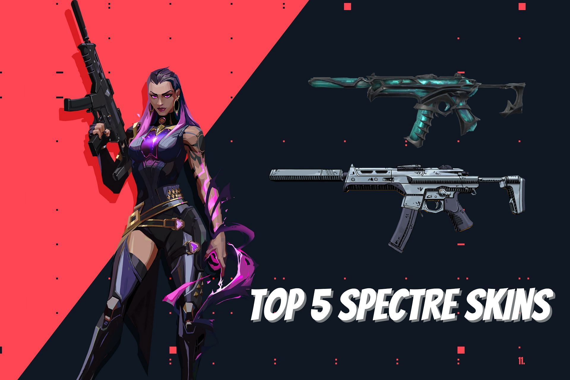 What are the 5 best Spectre skins available currently in Valorant? (Image via Sportskeeda)