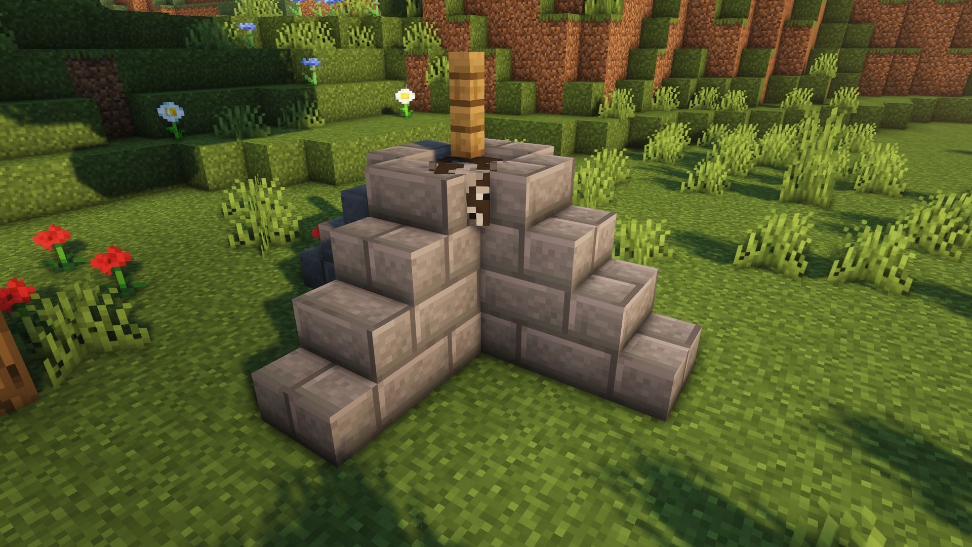 A cow crusher (Image via Minecraft)