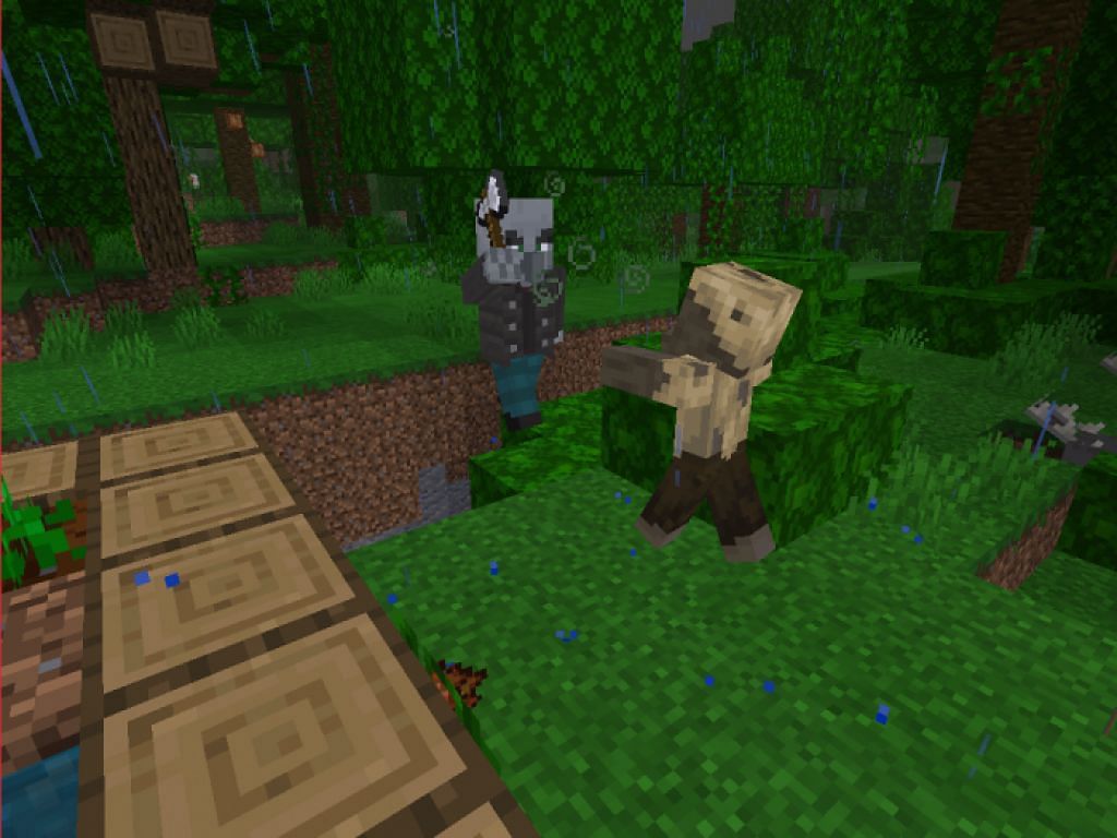 Add-ons can change several aspects of the game. Image via Minecraft