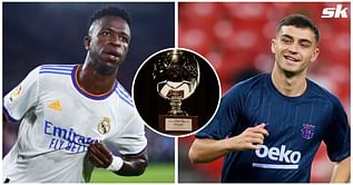 "He deserved it" - Real Madrid's Vinicius Junior admits Barcelona superstar Pedri 'is deserving' of the 2021 Golden Boy award