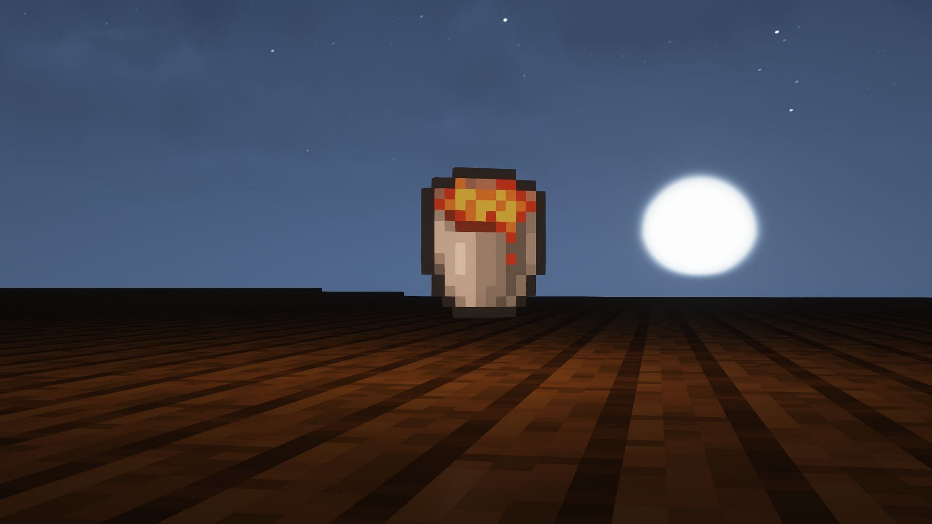 A lava bucket (Image via Minecraft)