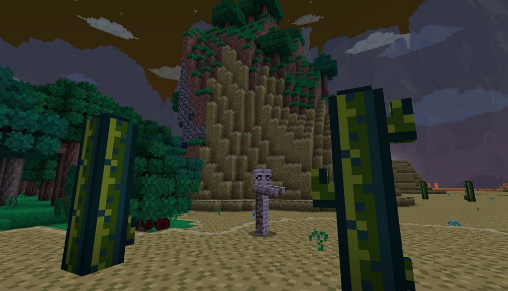 This add-on makes Minecraft look like Terraria (Image via Minecraft)