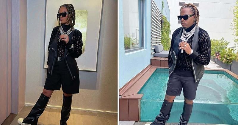 Legendary - Rihanna recreates Gunna's viral New York Fashion Week look for  Halloween, and fans can't get enough of it