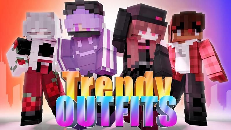 The Trendy Outfits skin pack (Image via Minecraft)