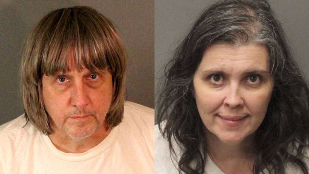 David and Louise Turpin mughshots (Image via Riverside County Sheriff's Department)