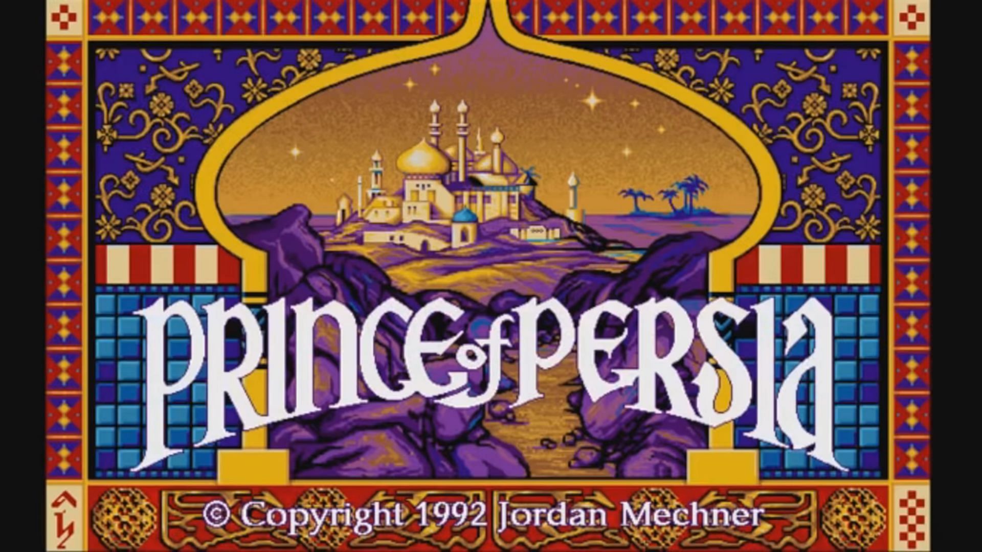 The title page of the 1989 game (Image via Prince of Persia 1989)