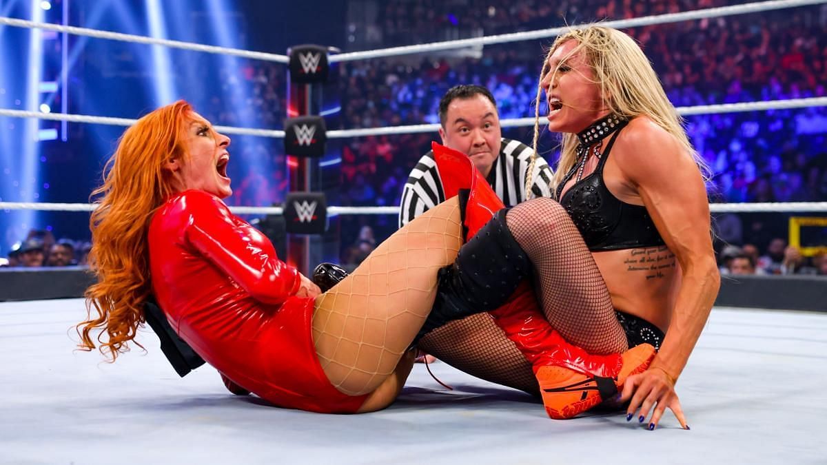 The former best friends Becky Lynch and Charlotte Flair battle it out