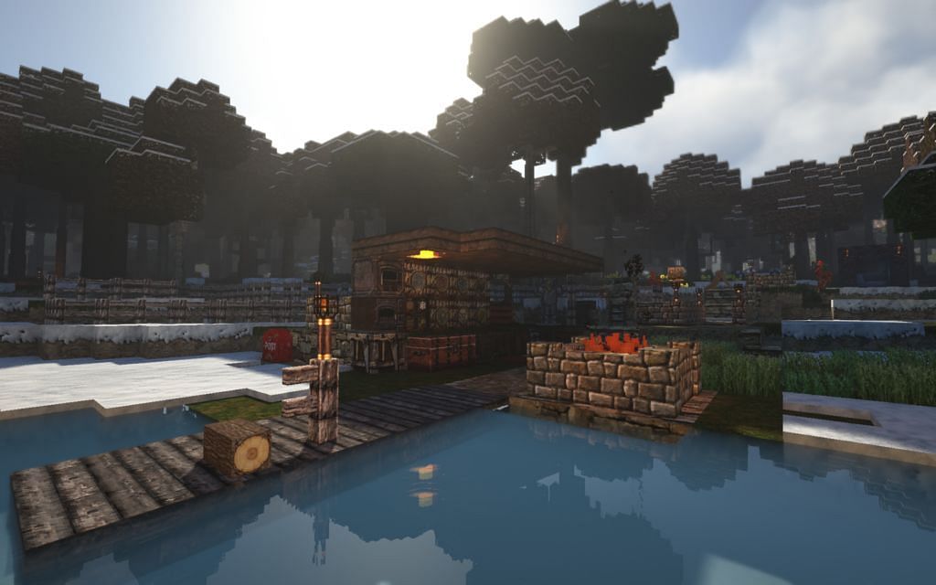 Steampunk Texture pack (Image via Minecraft)