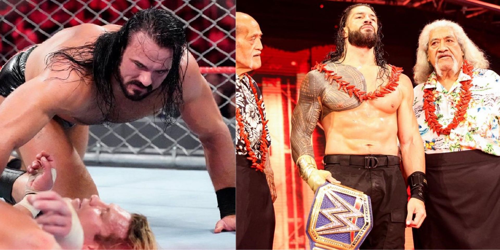 WWE में रोमन रेंस और ड्रू मैकइंटायर के बीच मैच हो सकता है