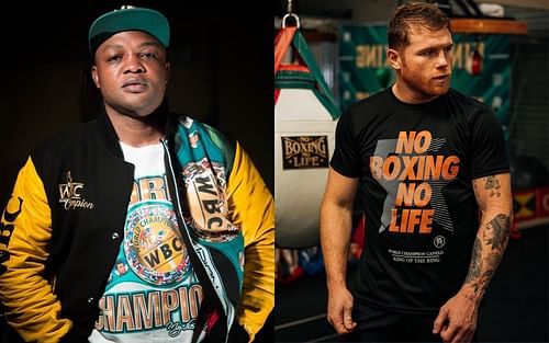 IIunga Makabu (left) and Canelo Alvarez (right) [Image Courtesy: @ilungamakabu.official and @canelo on Instagram]