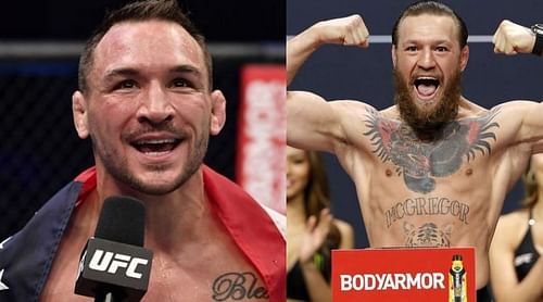 Michael Chandler (left) and Conor McGregor (right)