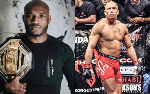 Kamaru Usman (Left), Georges St Pierre (Right)[ Image credits: @Usman84kg, @georgesstpierre, Instagram]