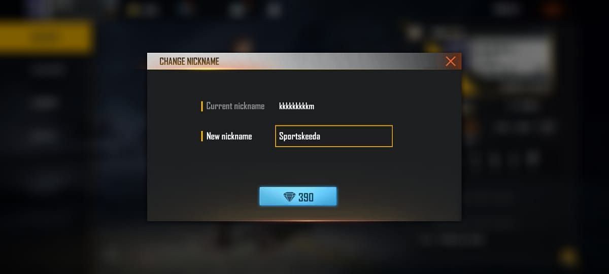 Guide to change nickname in Free Fire (Image via Garena)