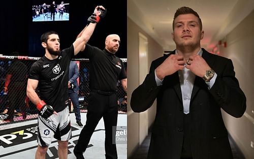 Islam Makhachev (left), Marvin Vettori (right) [Images courtesy: @islam_makhachev @marvinvettori on Instagram]