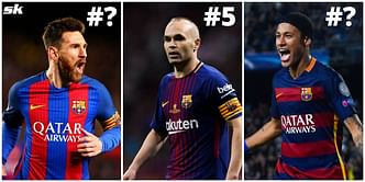 Ranking Barcelona's 6 most creative players in the 21st century