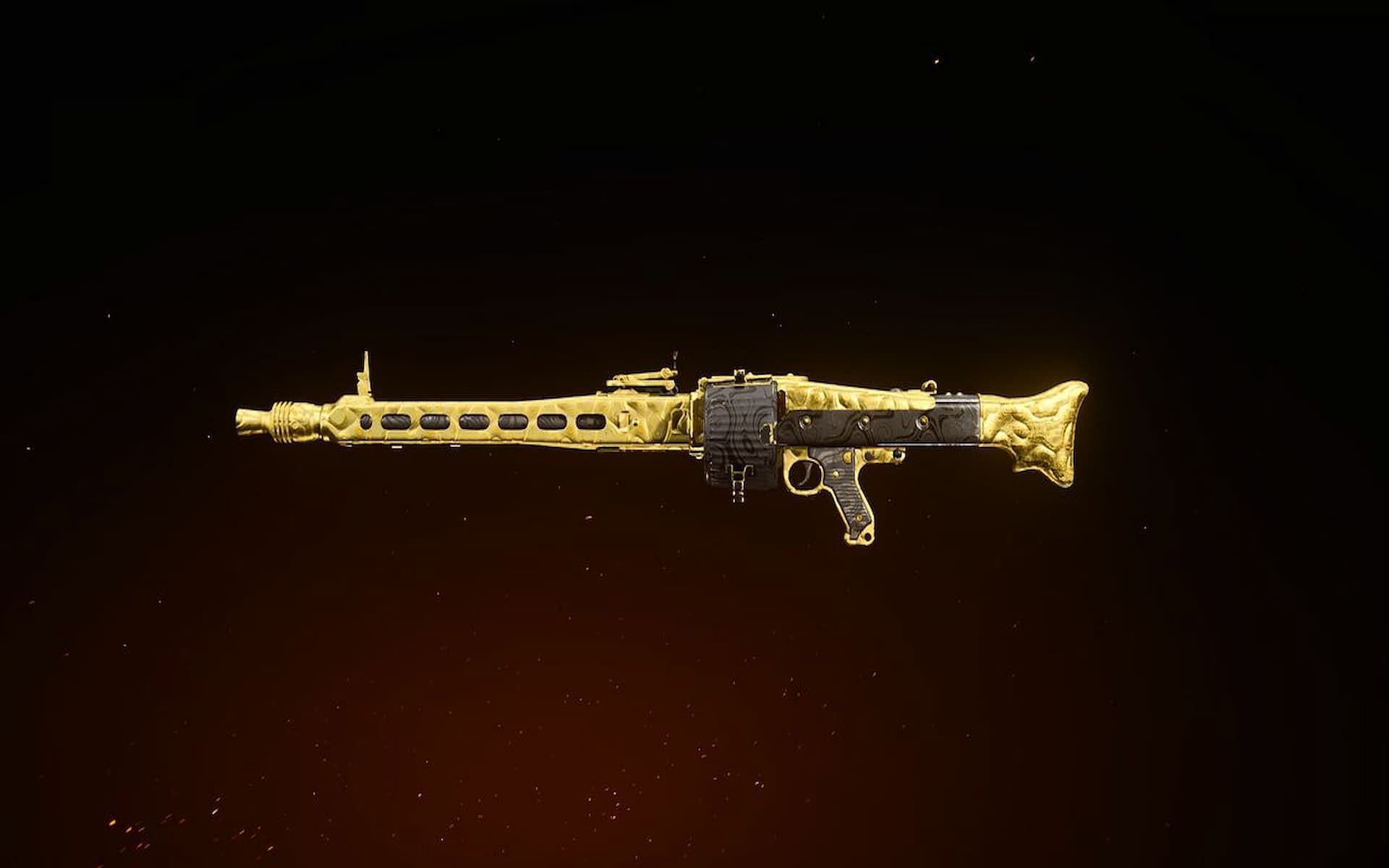 An example of Gold camo in Call of Duty: Vanguard (Image via Activision)