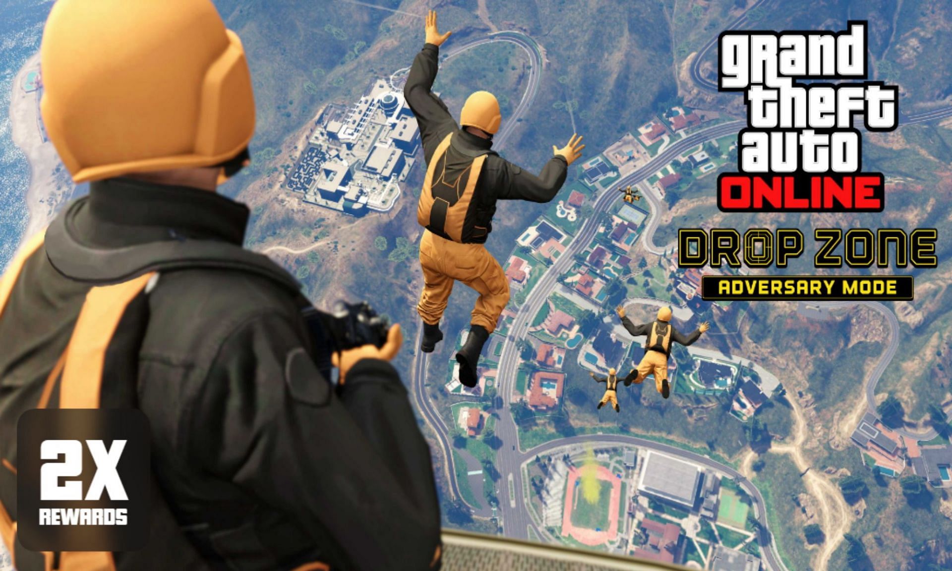 GTA Online players can only hope to make a safe landing (Image via Rockstar Games)