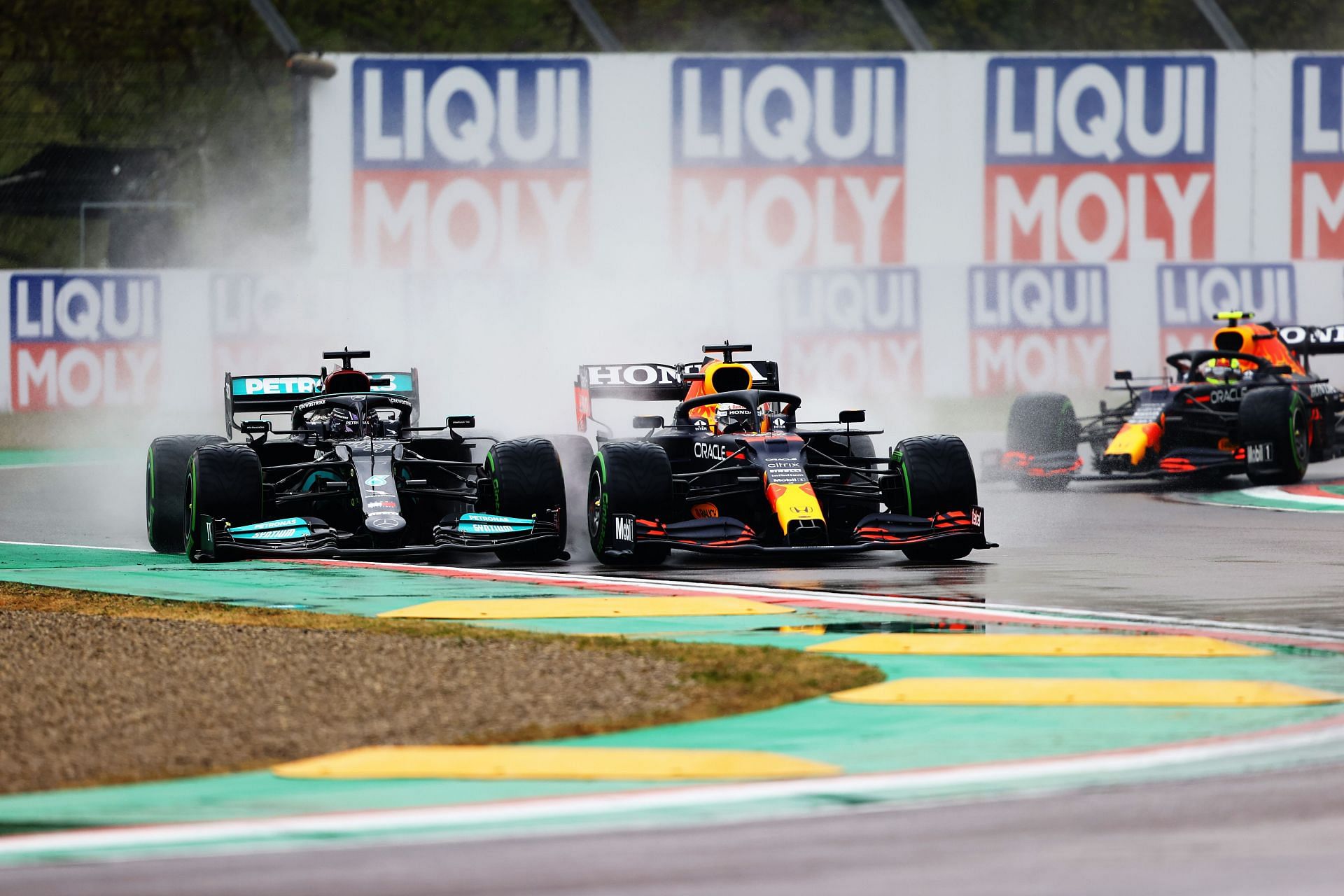 The 2021 F1 season has featured as many as four races affected by rain.