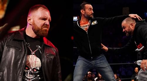 Jon Moxley (left) and CM Punk-Eddie Kingston (right)