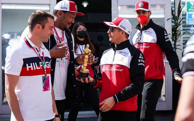"Only silent films": Oscar winner Travon Free describes conversation about movies with Kimi Raikkonen