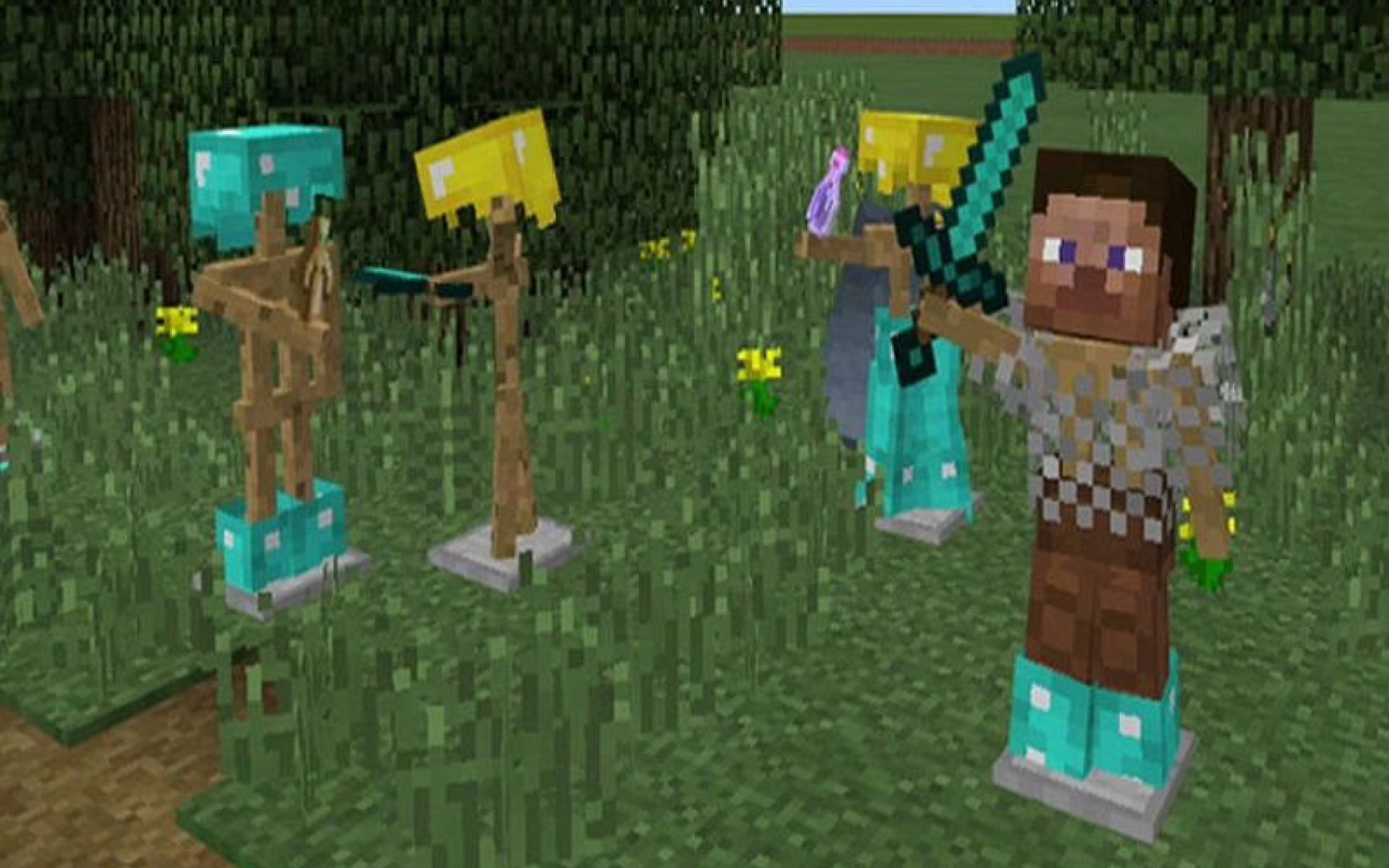 There are several different armor types for Minecraft players to discover. (Image via Minecraft)