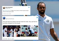 "Another Karun Nair in the making" - Fans slam Indian selectors for dropping Hanuma Vihari for New Zealand Tests