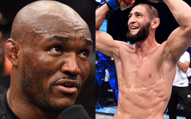 "He's doing an A+ job" - Kamaru Usman reacts to Khamzat Chimaev's performance at UFC 267, talks about potential fight with 'Borz'