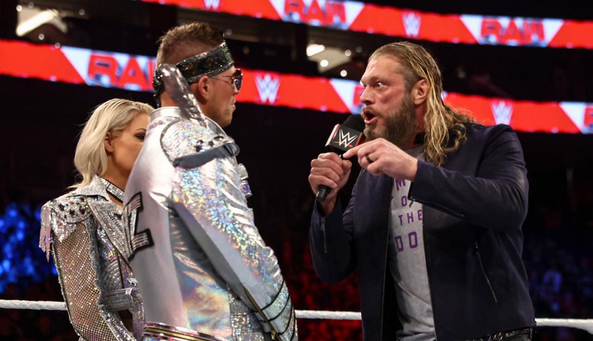 Edge and the Miz had a heated war of words this week on RAW