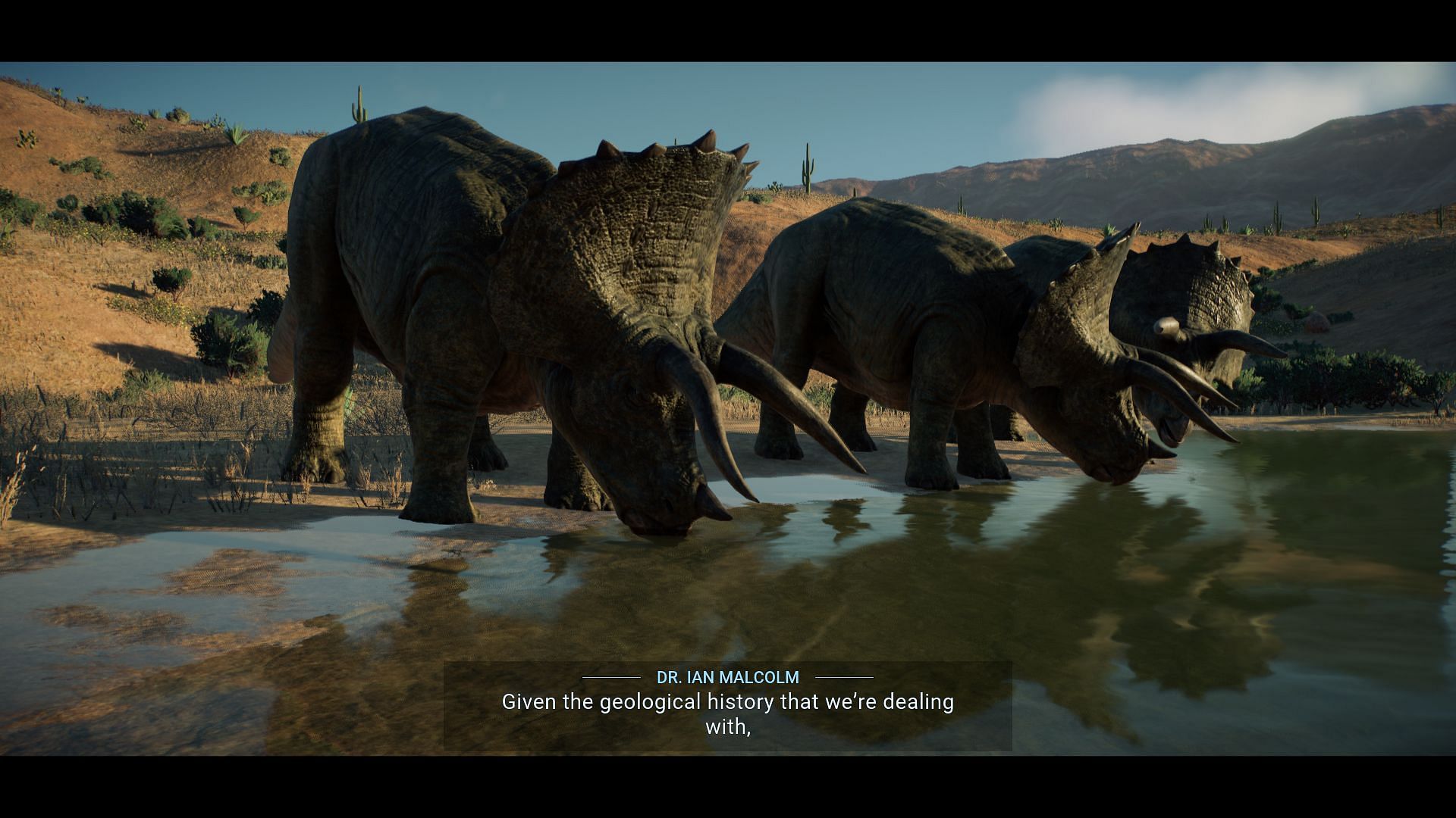 Triceratops (Image via Jurassic World Evolution 2)