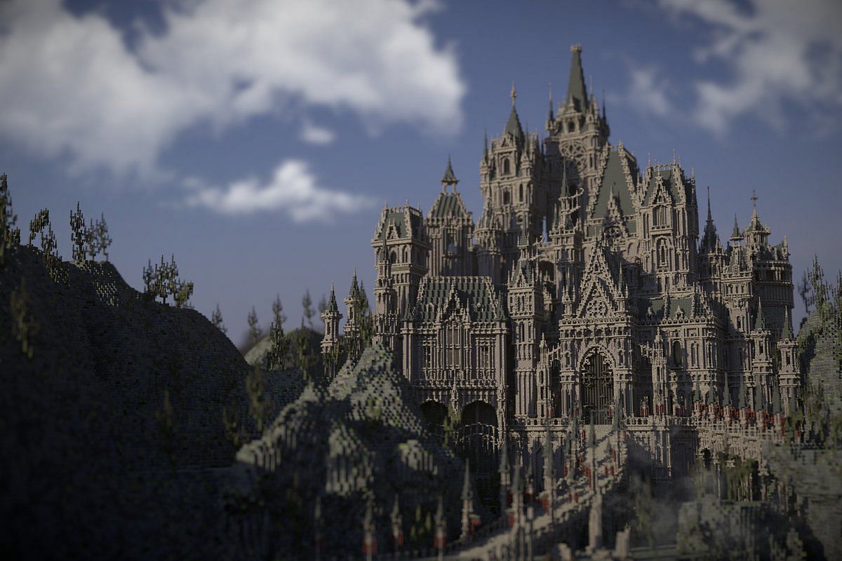Castle mega build (Image via Twitter)