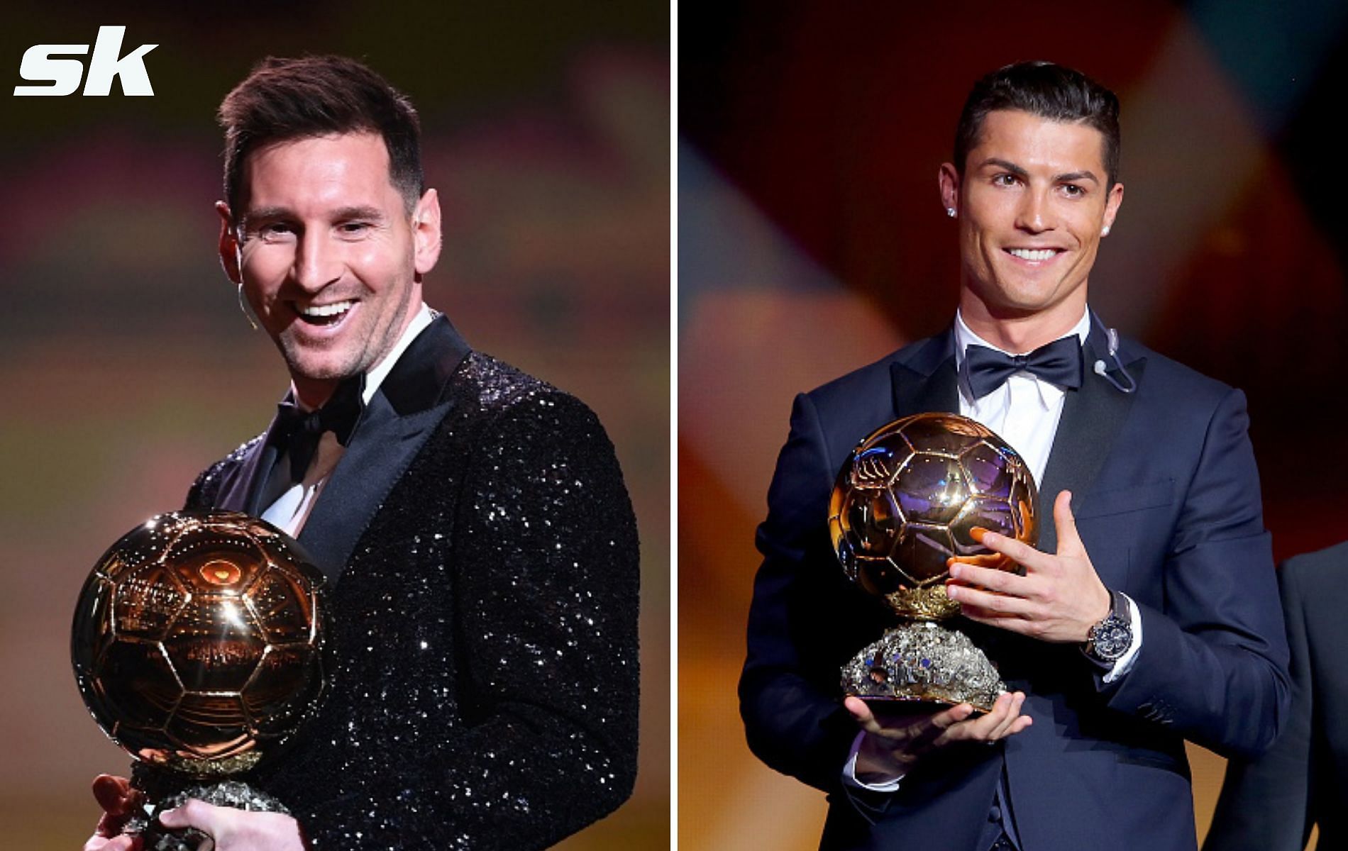 Cristiano Ronaldo (right) and Lionel Messi are two of the greatest Ballon d&#039;Or winners.