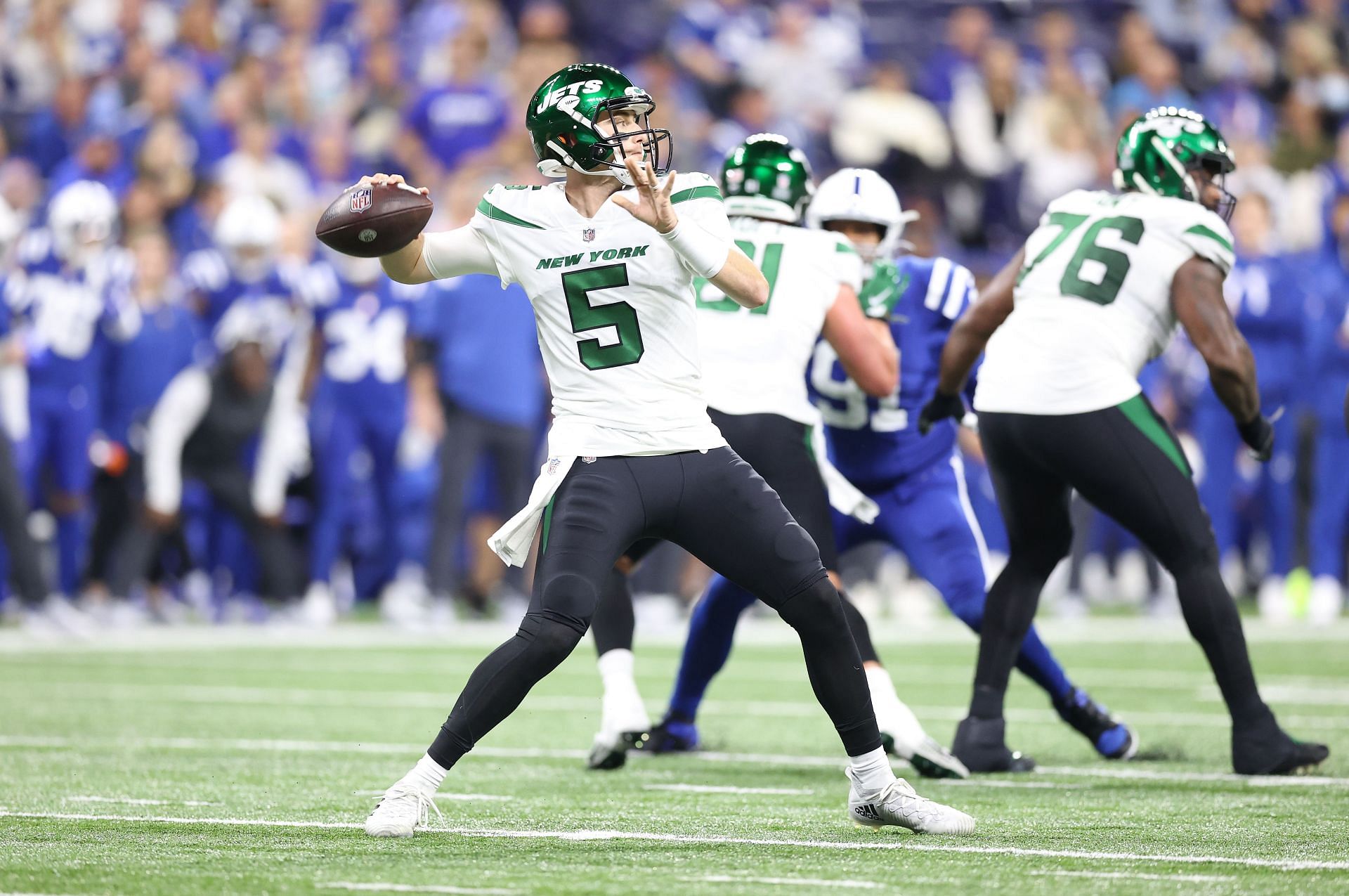 New York Jets QB Mike White v Indianapolis Colts