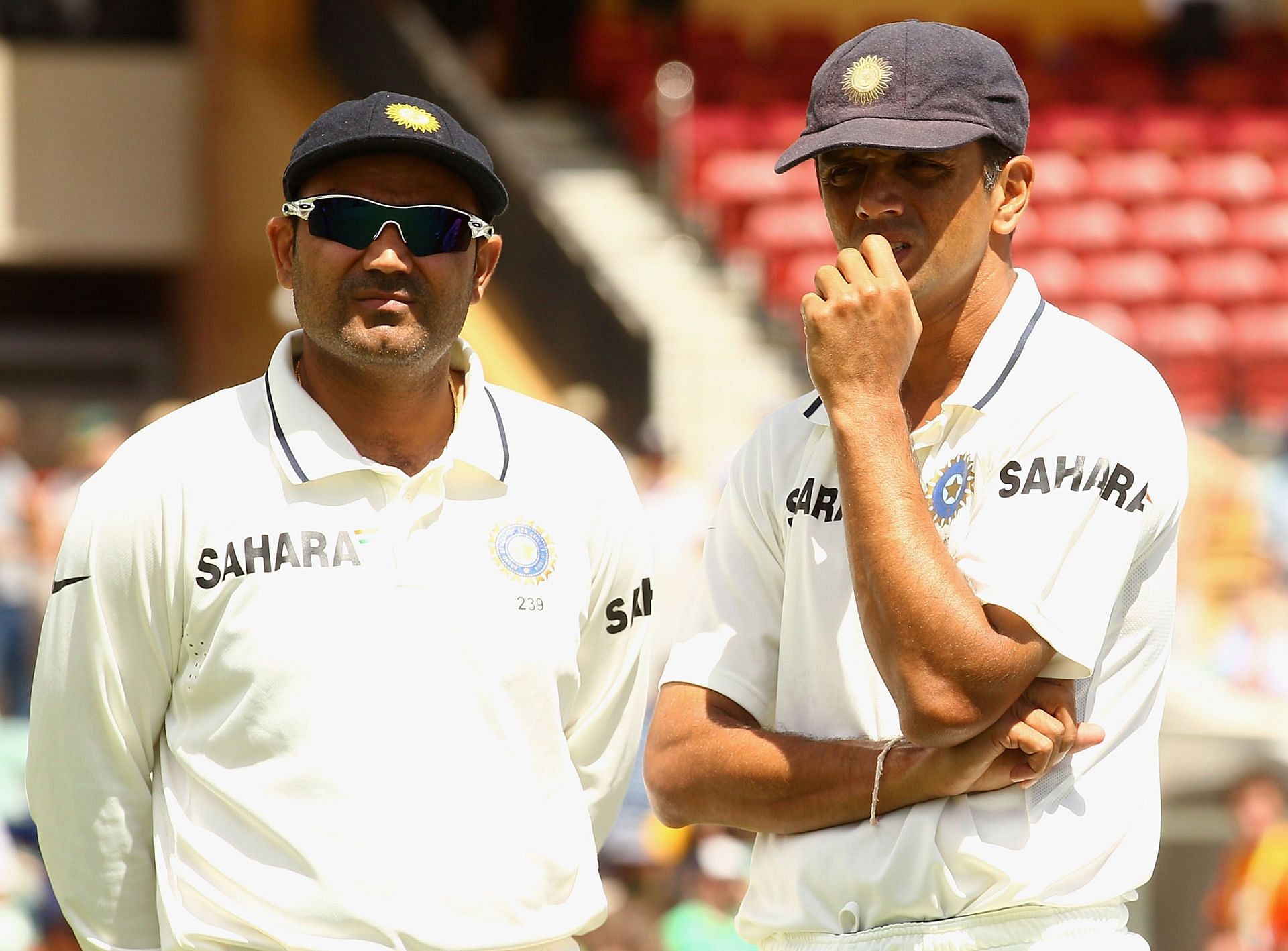 Virender Sehwag and Rahul Dravid once played for Team India together