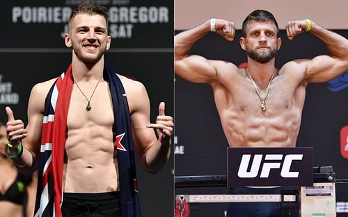 Dan Hooker (left) And Calvin Kattar (right)