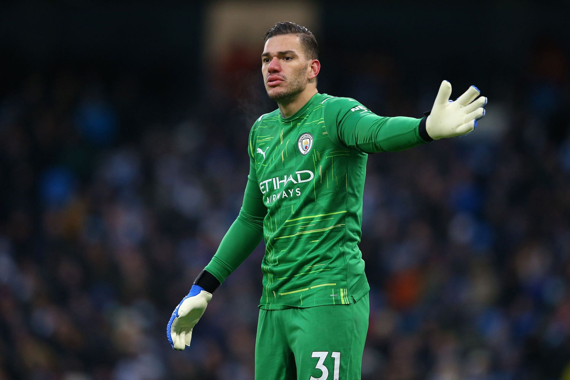 Ederson almost kept a clean sheet against West Ham.