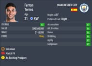 Torres has a 4-star weak-foot and skill moves (Image via Sportskeeda)