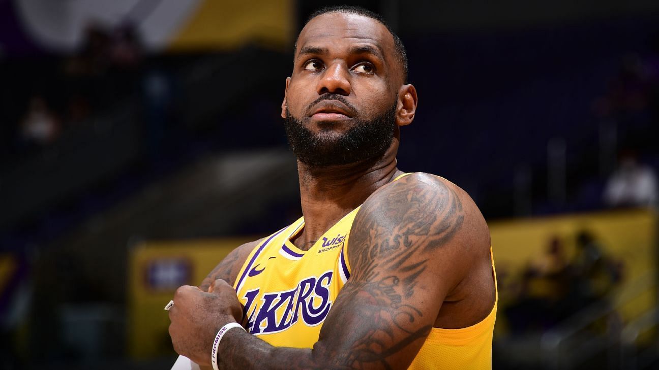 Los Angeles Lakers forward LeBron James could return Friday against Boston