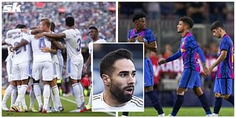 "We are surprised to see Barcelona so far behind" - Dani Carvajal admits Real Madrid did not expect rivals to struggle this much