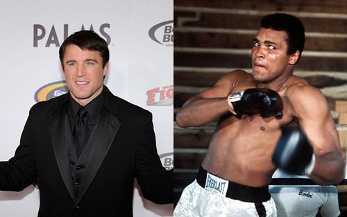 Chael Sonnen (left) & Muhammad Ali (right) [Image Credits- @muhammadali on Instagram]