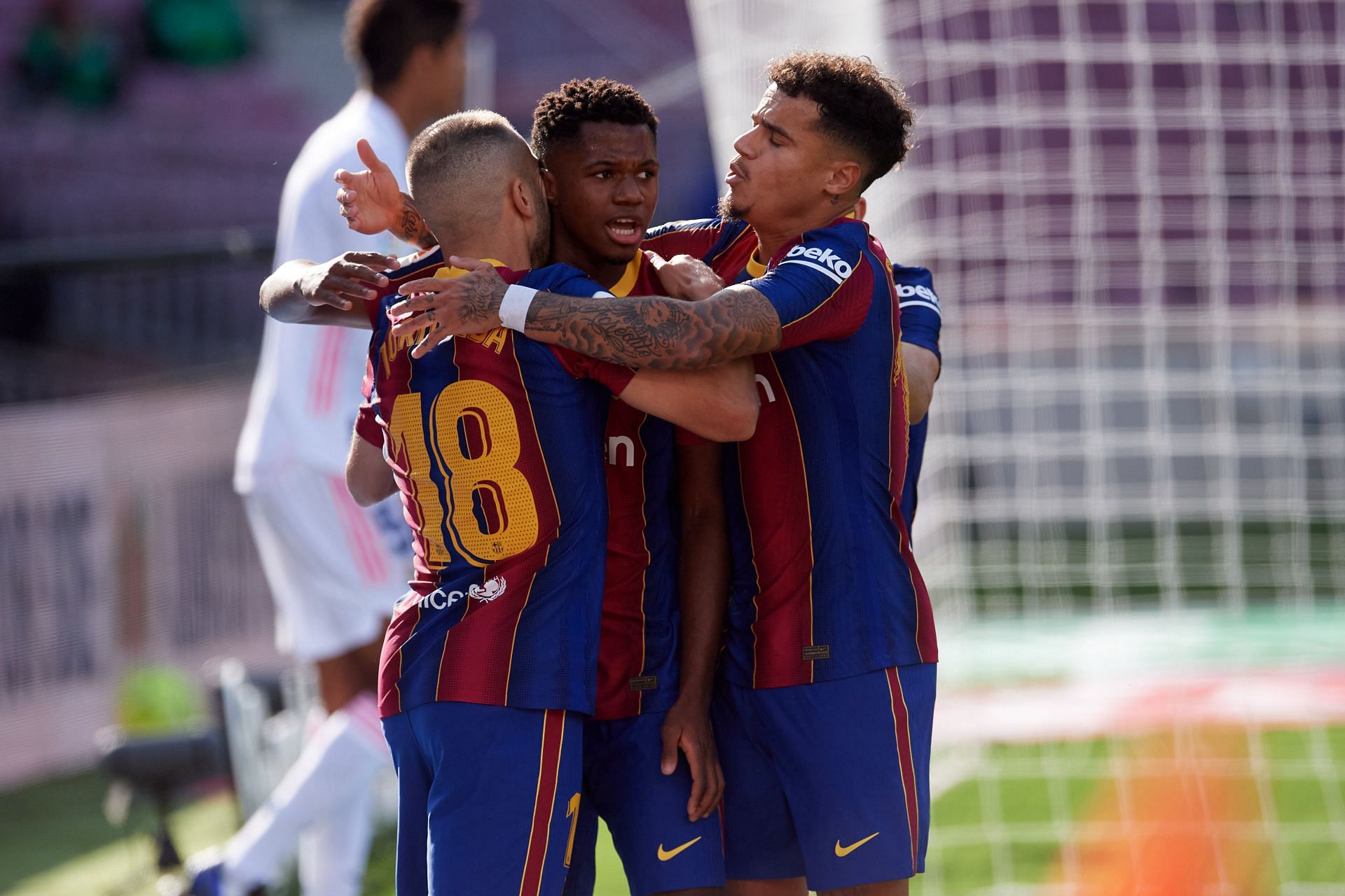 Barcelona are looking to offload Philippe Coutinho (right) in January.